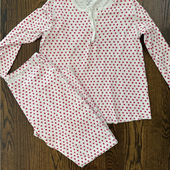 Roller Rabbit Pink Hearts Pajama Set - Picture 4 of 6